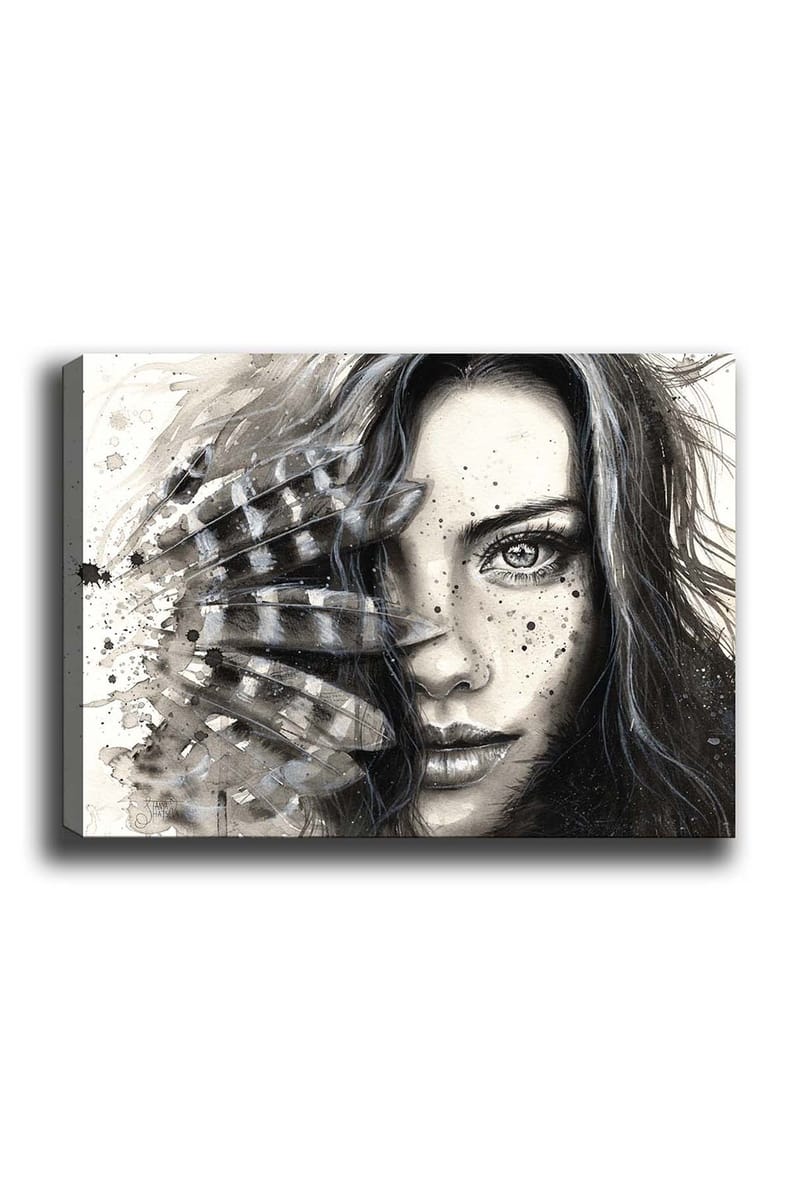 Dekorativ Canvasbilde 50x70 cm - Flerfarget - Interiør - Maleri & posters - Lerretsbilder
