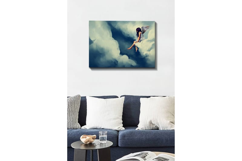 Dekorativ Canvasbilde 50x70 cm - Flerfarget - Interiør - Maleri & posters - Lerretsbilder
