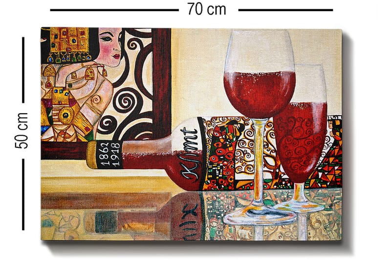 Dekorativ Canvasbilde 50x70 cm - Flerfarget - Interiør - Maleri & posters - Lerretsbilder
