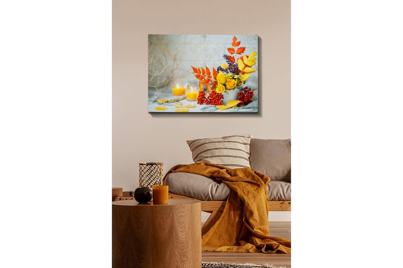 Dekorativ Canvasbilde 50x70 cm - Flerfarget - Interiør - Maleri & posters - Lerretsbilder
