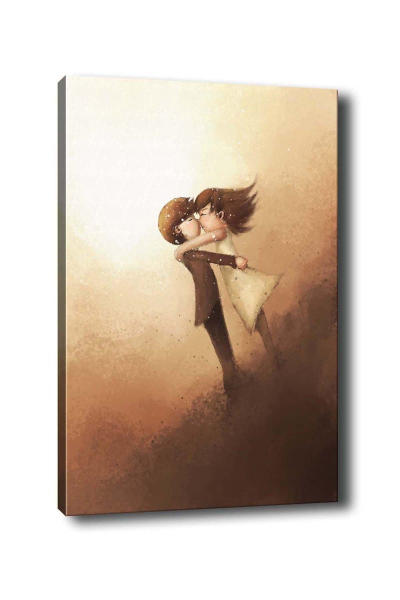 Dekorativ Canvasbilde 50x70 cm - Flerfarget - Interiør - Maleri & posters - Lerretsbilder