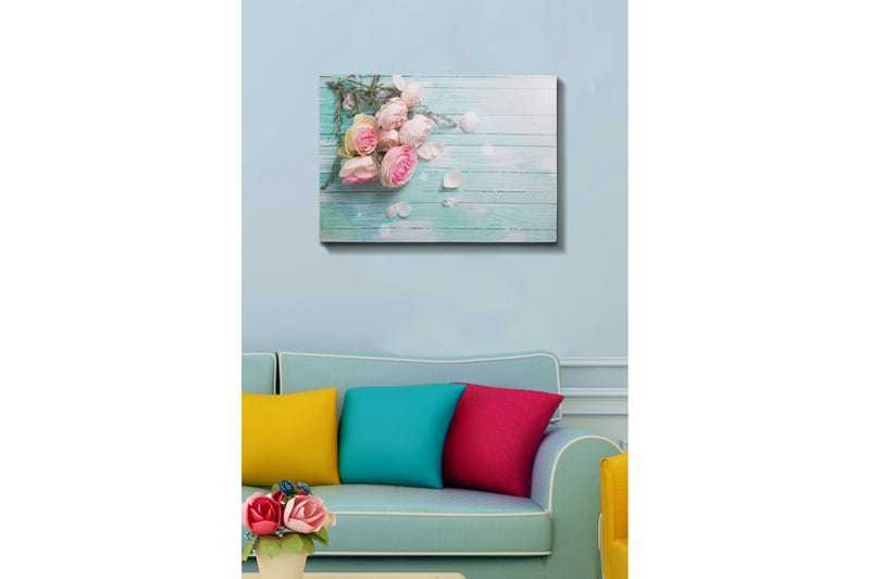 Dekorativ Canvasbilde 50x70 cm - Flerfarget - Interiør - Maleri & posters - Lerretsbilder