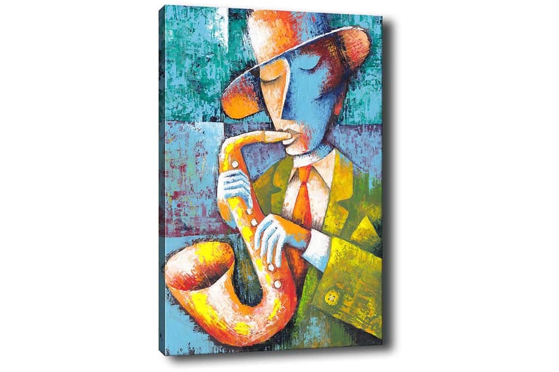 Dekorativ Canvasbilde 50x70 cm - Flerfarget - Interiør - Maleri & posters - Lerretsbilder