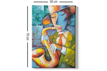 Dekorativ Canvasbilde 50x70 cm - Flerfarget - Interiør - Maleri & posters - Lerretsbilder