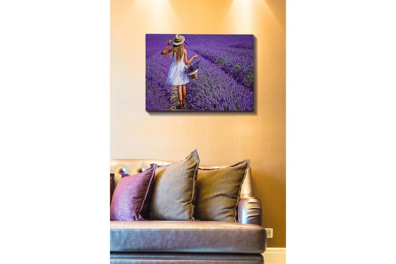 Dekorativ Canvasbilde 50x70 cm - Flerfarget - Interiør - Maleri & posters - Lerretsbilder