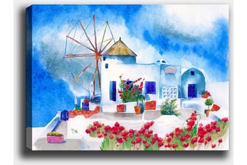 Dekorativ Canvasbilde 50x70 cm - Flerfarget - Interiør - Maleri & posters - Lerretsbilder