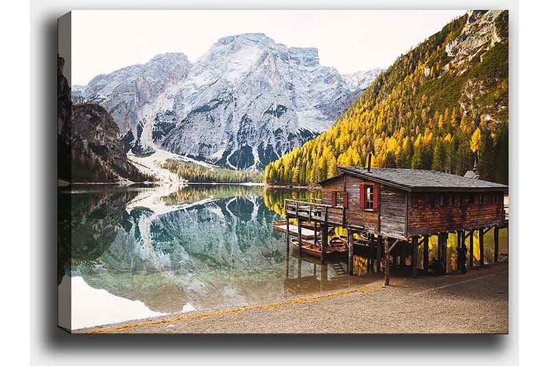Dekorativ Canvasbilde 50x70 cm - Flerfarget - Interiør - Maleri & posters - Lerretsbilder