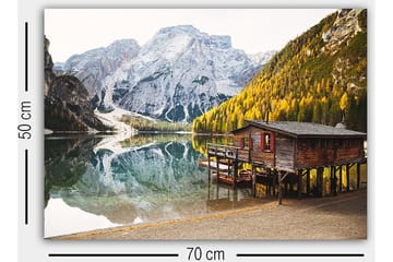 Dekorativ Canvasbilde 50x70 cm - Flerfarget - Interiør - Maleri & posters - Lerretsbilder