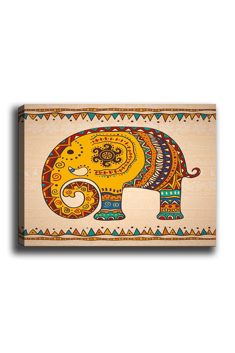 Dekorativ Canvasbilde 50x70 cm - Flerfarget - Interiør - Maleri & posters - Lerretsbilder