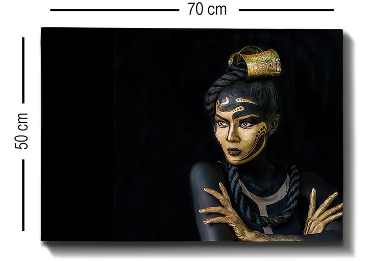 Dekorativ Canvasbilde 50x70 cm - Flerfarget - Interiør - Maleri & posters - Lerretsbilder