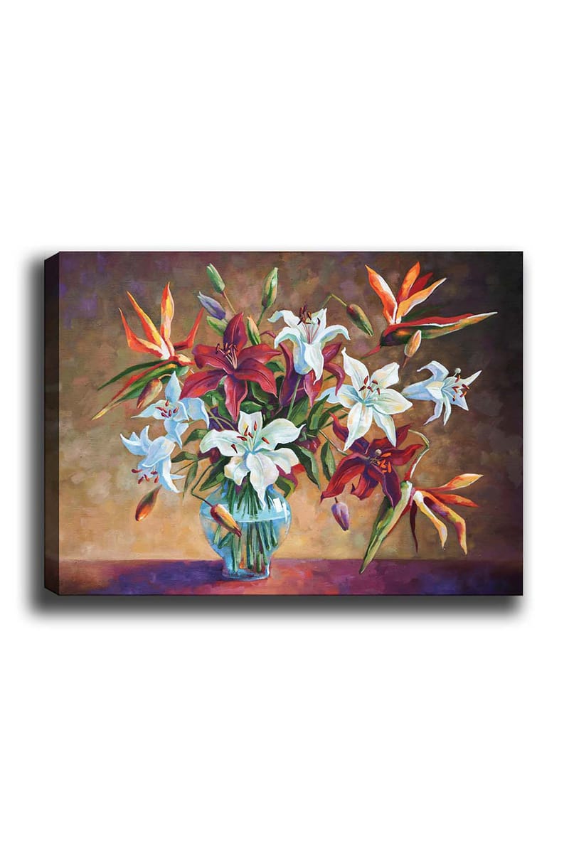Dekorativ Canvasbilde 50x70 cm - Flerfarget - Interiør - Maleri & posters - Lerretsbilder