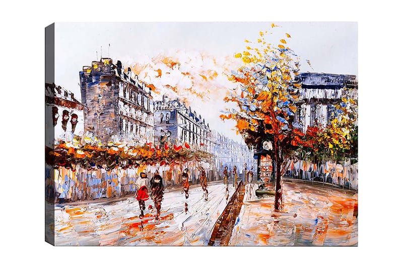 Dekorativ Canvasbilde 50x70 cm - Flerfarget - Interiør - Maleri & posters - Lerretsbilder