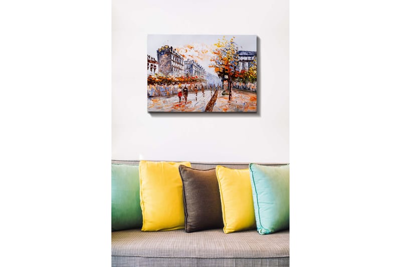 Dekorativ Canvasbilde 50x70 cm - Flerfarget - Interiør - Maleri & posters - Lerretsbilder