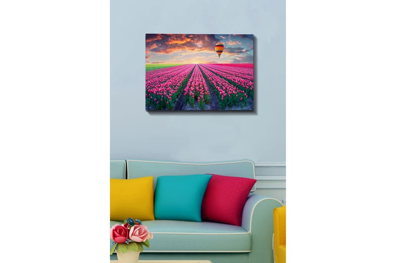 Dekorativ Canvasbilde 50x70 cm - Flerfarget - Interiør - Maleri & posters - Lerretsbilder