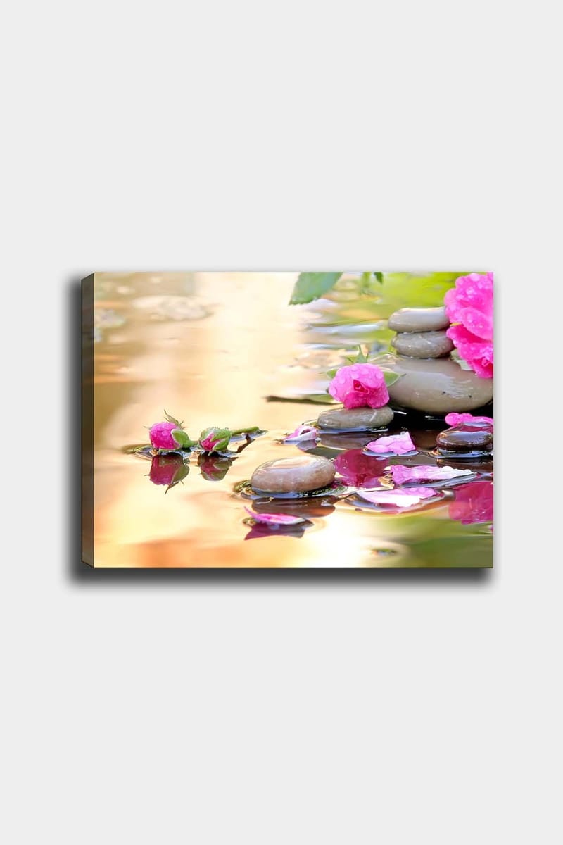 Dekorativ Canvasbilde 50x70 cm - Flerfarget - Interiør - Maleri & posters - Lerretsbilder
