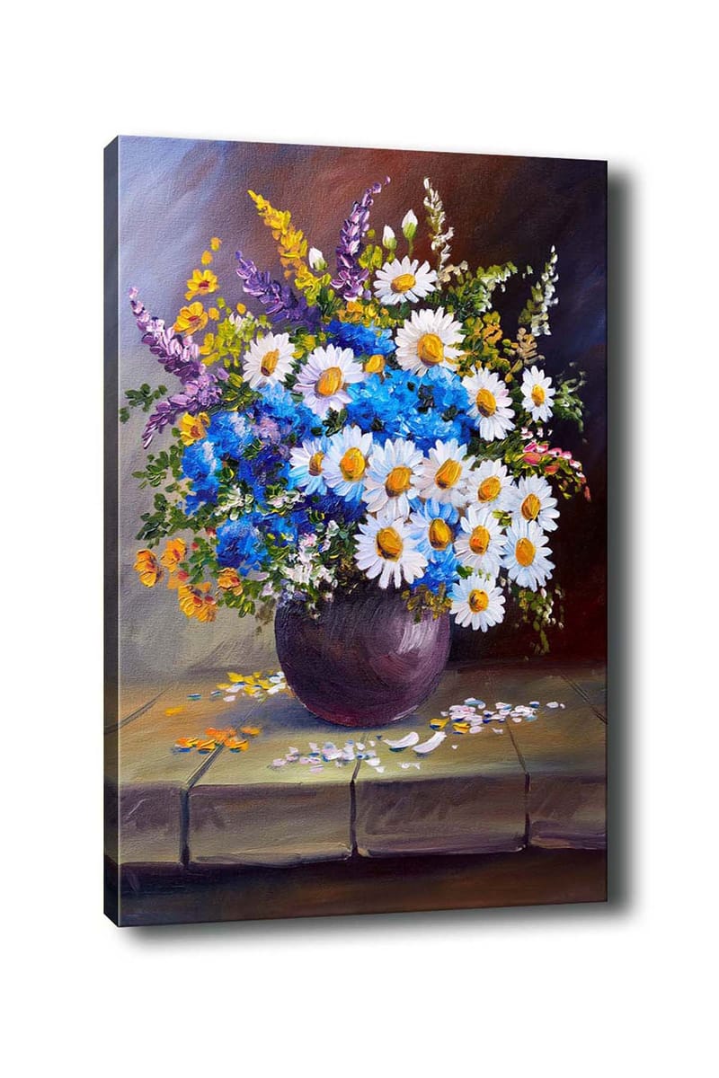 Dekorativ Canvasbilde 50x70 cm - Flerfarget - Interiør - Maleri & posters - Lerretsbilder
