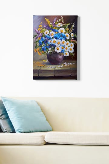 Dekorativ Canvasbilde 50x70 cm - Flerfarget - Interiør - Maleri & posters - Lerretsbilder