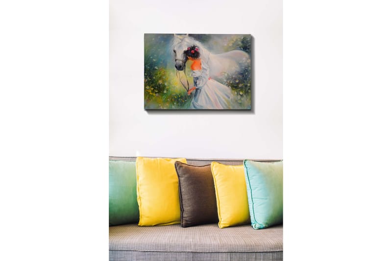 Dekorativ Canvasbilde 50x70 cm - Flerfarget - Interiør - Maleri & posters - Lerretsbilder