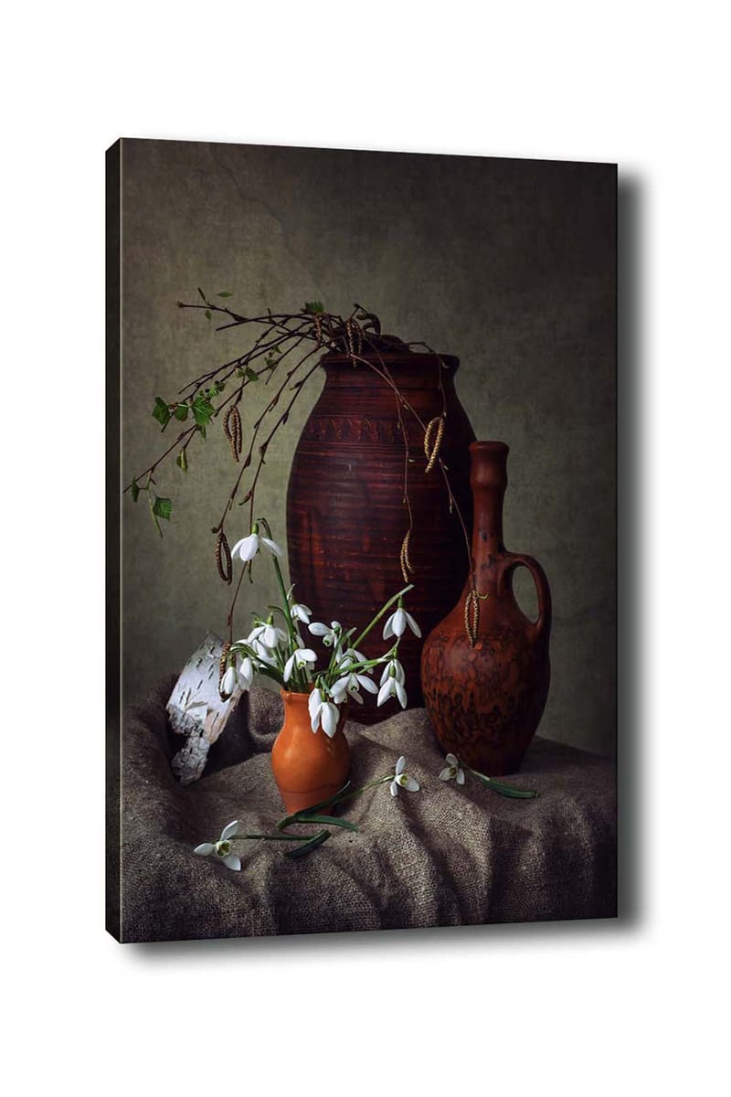 Dekorativ Canvasbilde 50x70 cm - Flerfarget - Interiør - Maleri & posters - Lerretsbilder