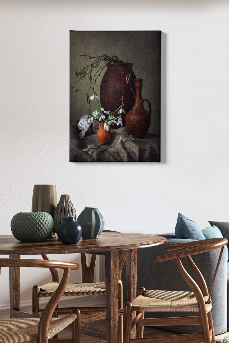 Dekorativ Canvasbilde 50x70 cm - Flerfarget - Interiør - Maleri & posters - Lerretsbilder