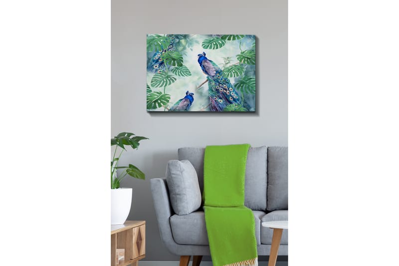 Dekorativ Canvasbilde 50x70 cm - Flerfarget - Interiør - Maleri & posters - Lerretsbilder