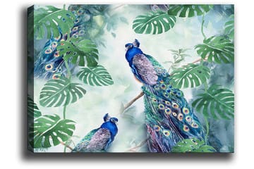 Dekorativ Canvasbilde 50x70 cm - Flerfarget - Interiør - Maleri & posters - Lerretsbilder