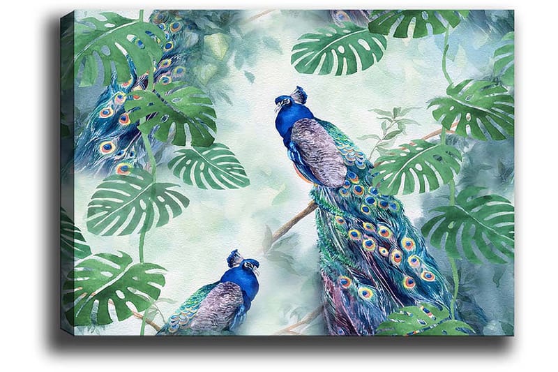 Dekorativ Canvasbilde 50x70 cm - Flerfarget - Interiør - Maleri & posters - Lerretsbilder