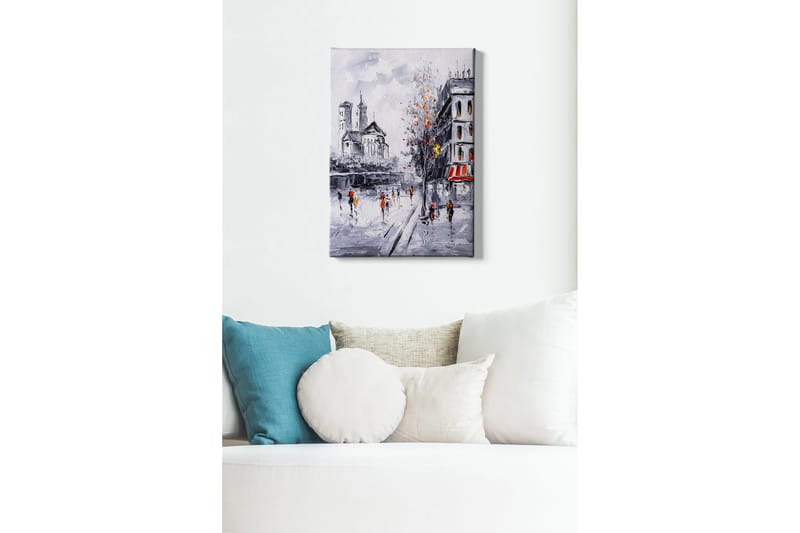 Dekorativ Canvasbilde 50x70 cm - Flerfarget - Interiør - Maleri & posters - Lerretsbilder