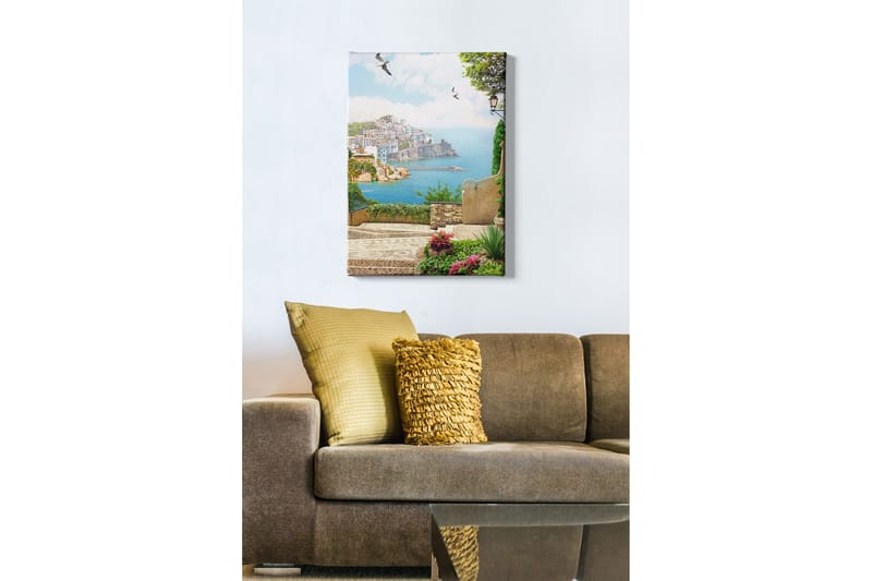 Dekorativ Canvasbilde 50x70 cm - Flerfarget - Interiør - Maleri & posters - Lerretsbilder