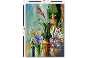 Dekorativ Canvasbilde 50x70 cm - Flerfarget - Interiør - Maleri & posters - Lerretsbilder