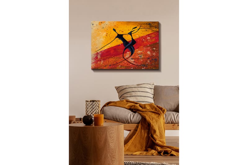 Dekorativ Canvasbilde 50x70 cm - Flerfarget - Interiør - Maleri & posters - Lerretsbilder