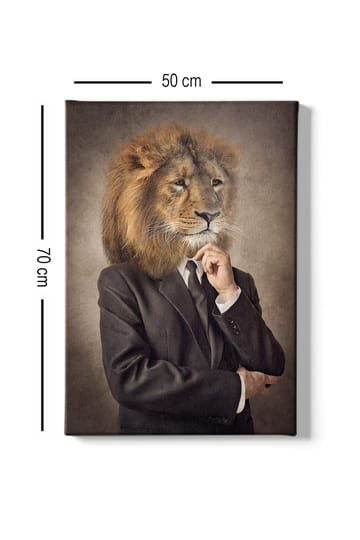 Dekorativ Canvasbilde 50x70 cm - Flerfarget - Interiør - Maleri & posters - Lerretsbilder