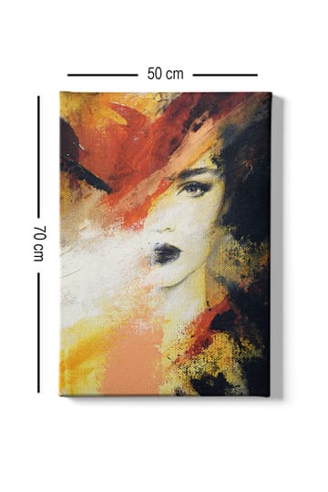 Dekorativ Canvasbilde 50x70 cm - Flerfarget - Interiør - Maleri & posters - Lerretsbilder