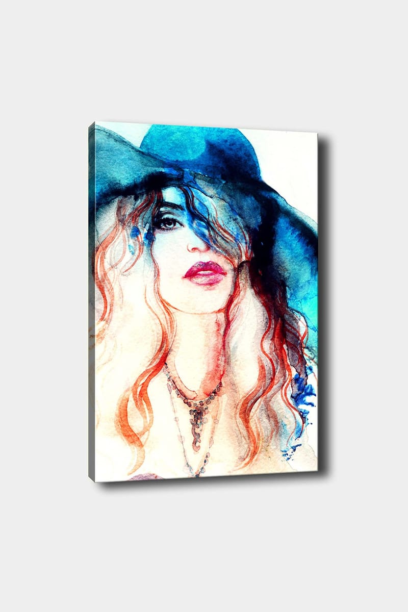 Dekorativ Canvasbilde 50x70 cm - Flerfarget - Interiør - Maleri & posters - Lerretsbilder