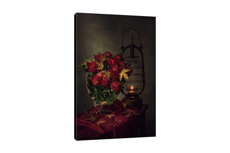 Dekorativ Canvasbilde 50x70 cm - Flerfarget - Interiør - Maleri & posters - Lerretsbilder