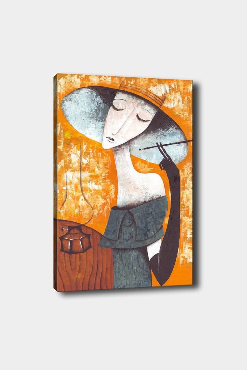 Dekorativ Canvasbilde 50x70 cm - Flerfarget - Interiør - Maleri & posters - Lerretsbilder