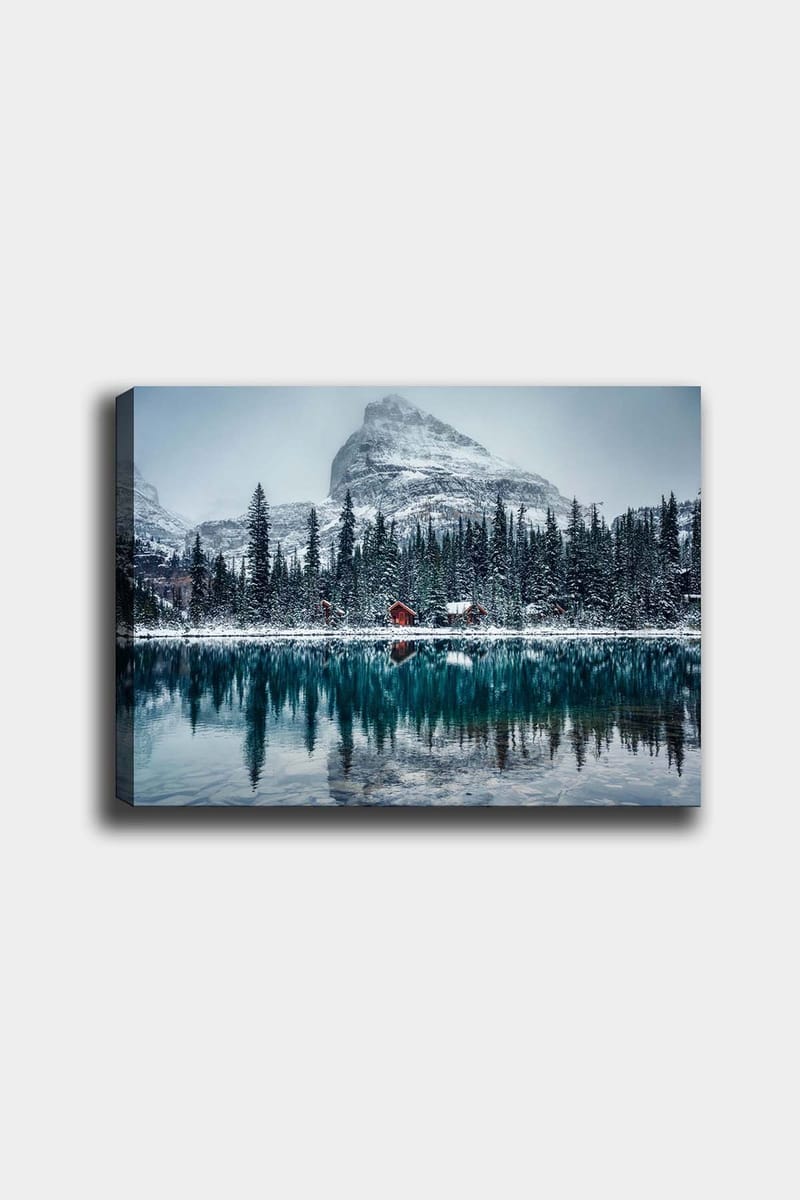 Dekorativ Canvasbilde 50x70 cm - Flerfarget - Interiør - Maleri & posters - Lerretsbilder