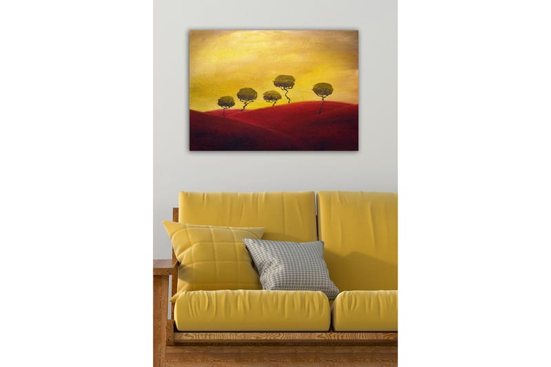 Dekorativ Canvasbilde 50x70 cm - Flerfarget - Interiør - Maleri & posters - Lerretsbilder