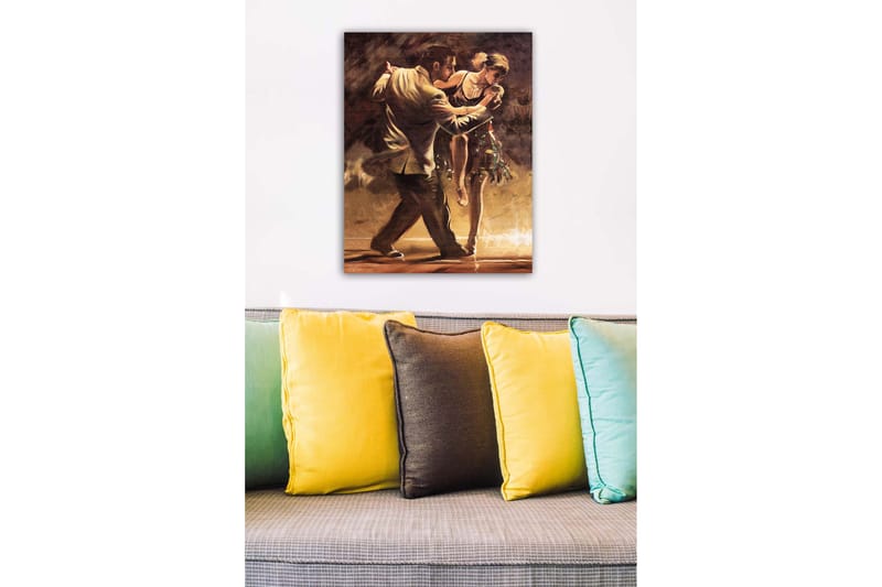 Dekorativ Canvasbilde 50x70 cm - Flerfarget - Interiør - Maleri & posters - Lerretsbilder
