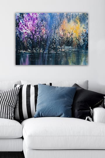 Dekorativ Canvasbilde 50x70 cm - Flerfarget - Interiør - Maleri & posters - Lerretsbilder