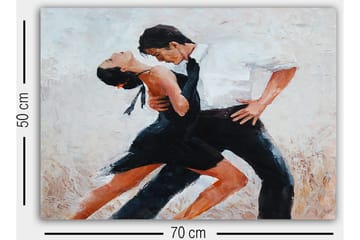 Dekorativ Canvasbilde 50x70 cm - Flerfarget - Interiør - Maleri & posters - Lerretsbilder