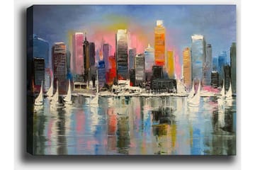 Dekorativ Canvasbilde 50x70 cm - Flerfarget - Interiør - Maleri & posters - Lerretsbilder