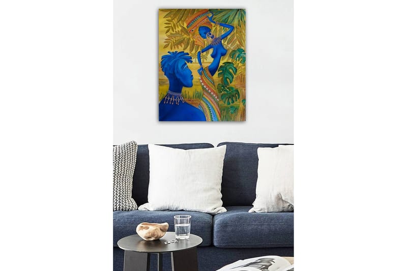 Dekorativ Canvasbilde 50x70 cm - Flerfarget - Interiør - Maleri & posters - Lerretsbilder