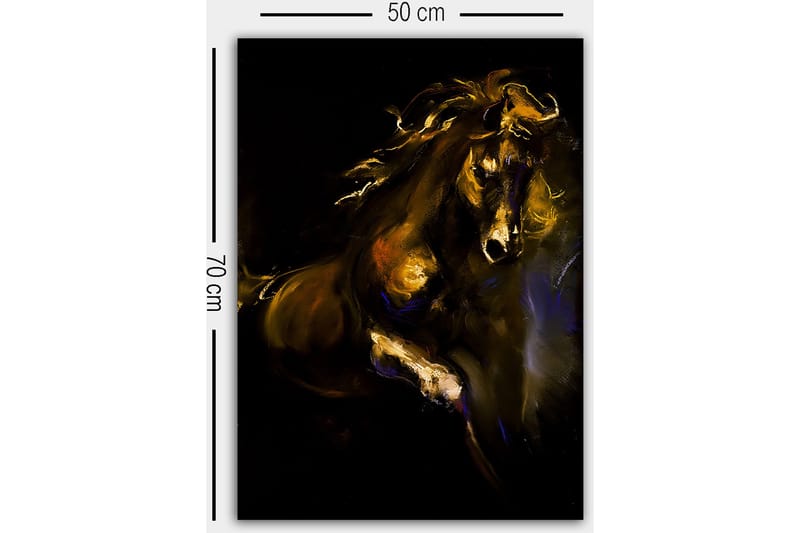 Dekorativ Canvasbilde 50x70 cm - Flerfarget - Interiør - Maleri & posters - Lerretsbilder