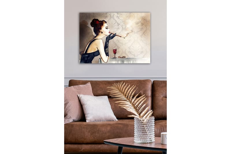Dekorativ Canvasbilde 50x70 cm - Flerfarget - Interiør - Maleri & posters - Lerretsbilder