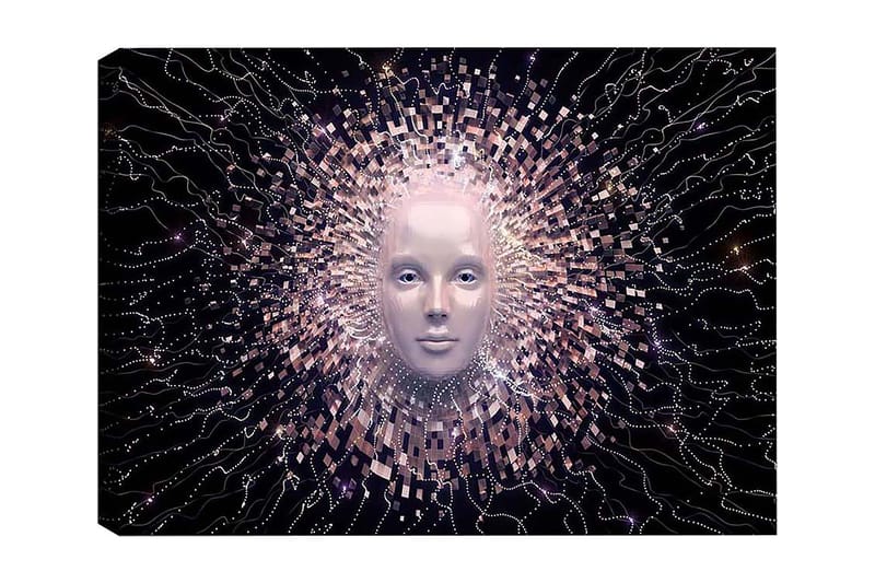 Dekorativ Canvasbilde 50x70 cm, Flerfarget