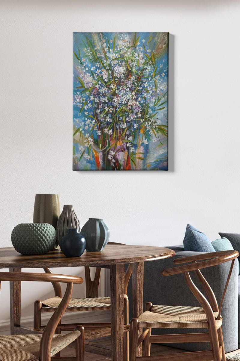 Dekorativ Canvasbilde 50x70 cm - Flerfarget - Interiør - Maleri & posters - Lerretsbilder