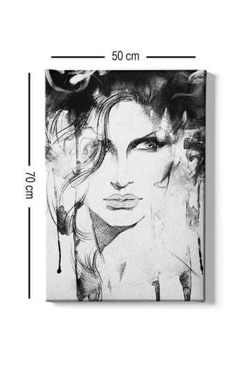 Dekorativ Canvasbilde 50x70 cm - Flerfarget - Interiør - Maleri & posters - Lerretsbilder