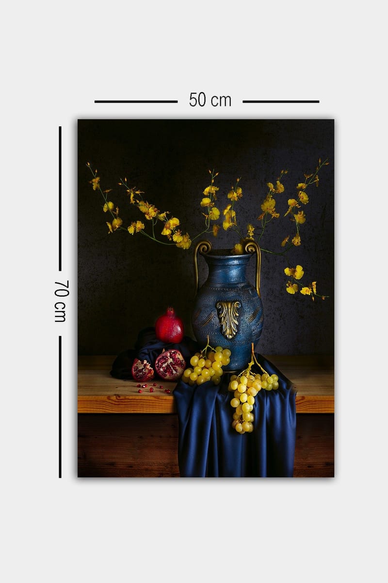 Dekorativ Canvasbilde 50x70 cm - Flerfarget - Interiør - Maleri & posters - Lerretsbilder