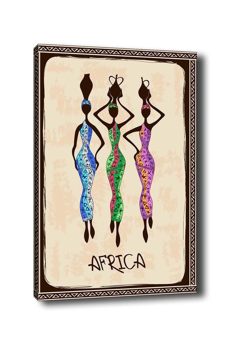 Dekorativ Canvasbilde 50x70 cm, Flerfarget